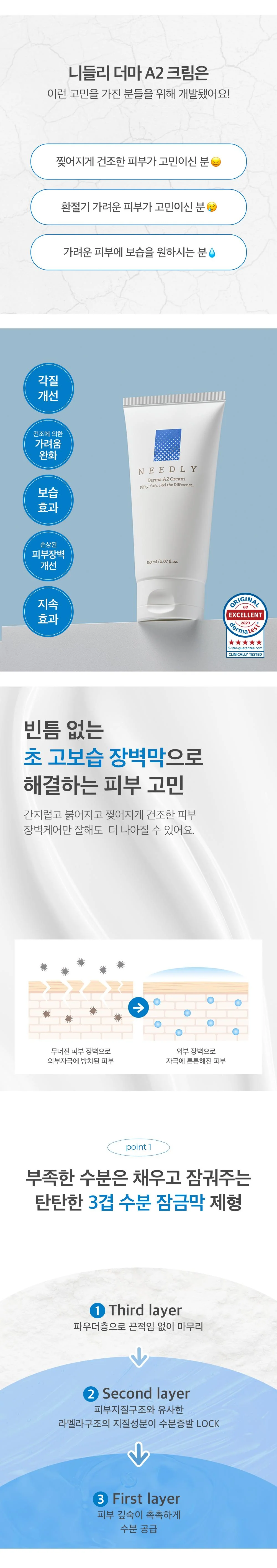 Needly Derma A2 Cream 150ml - Image 6