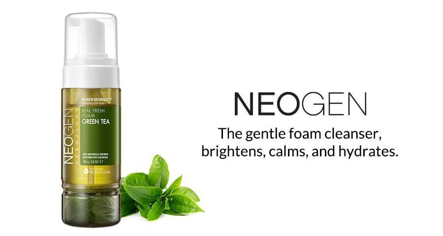 NeoGen DERMALOGY REAL FRESH FOAM CLEANSER GREEN TEA 160G - Image 16