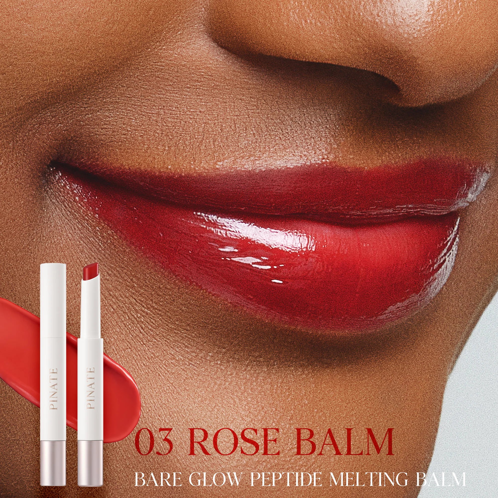 Pinate Bare Glow Peptide Melting Balm 1.8g - 5 Colors - Image 17