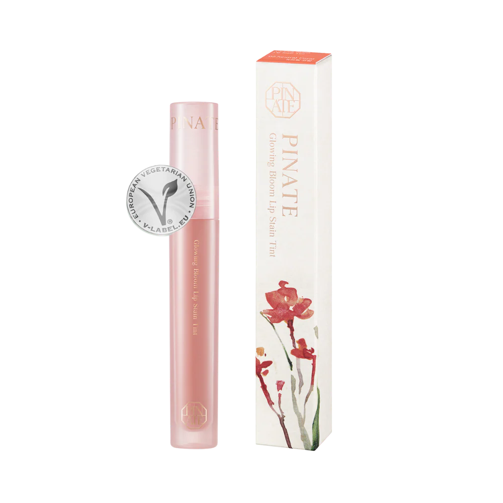 Pinate Glowing Bloom Lip Stain - 02 Neutral Coral - Image 3