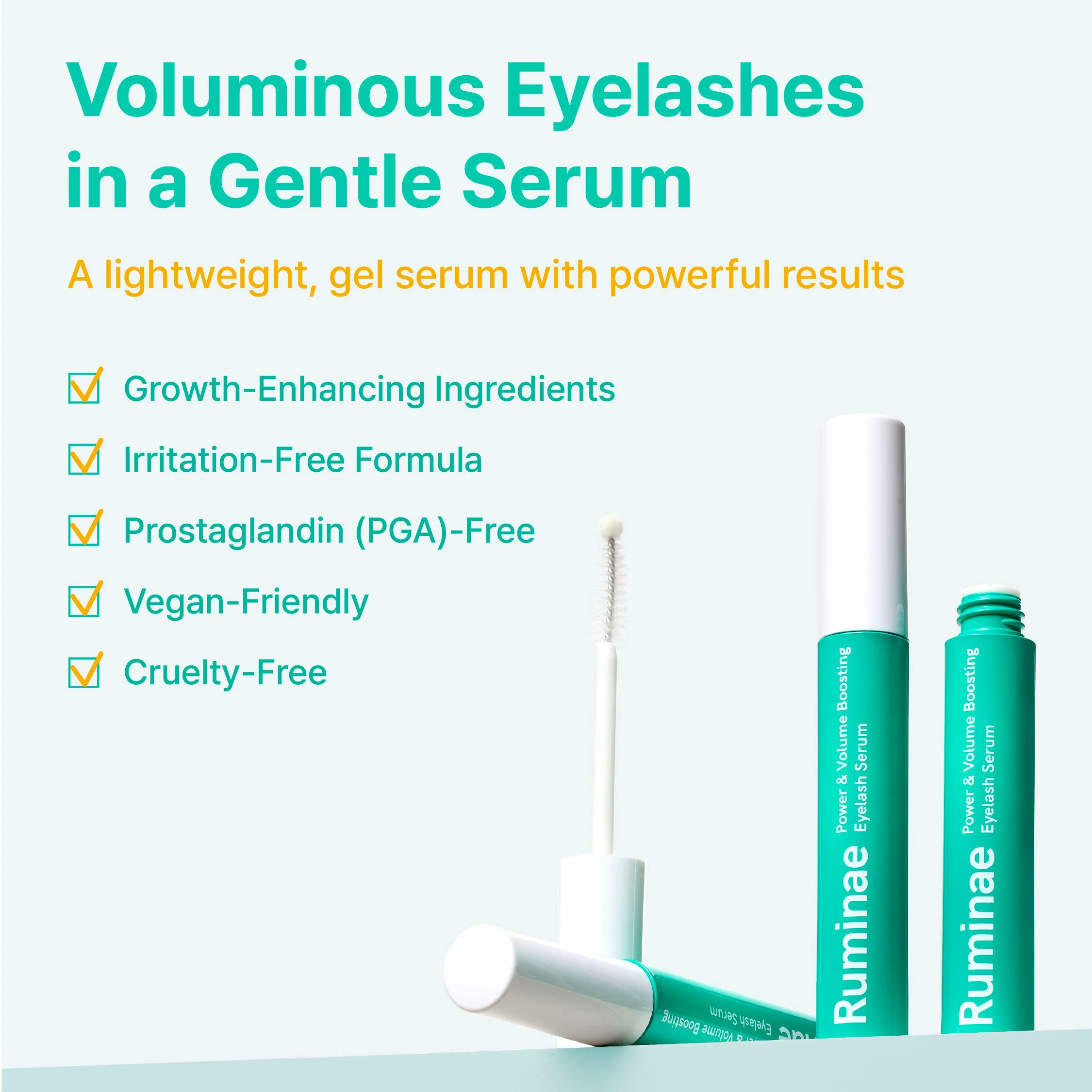 Ruminae Power & Volume Boosting Eyelash Serum 10ml - Image 5