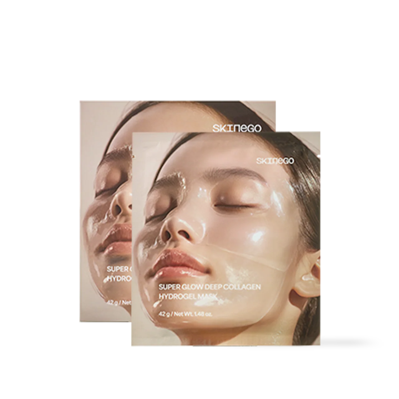 Skinego Super Glow Deep Collagen Hydrogel Mask - 2 Size - Image 3