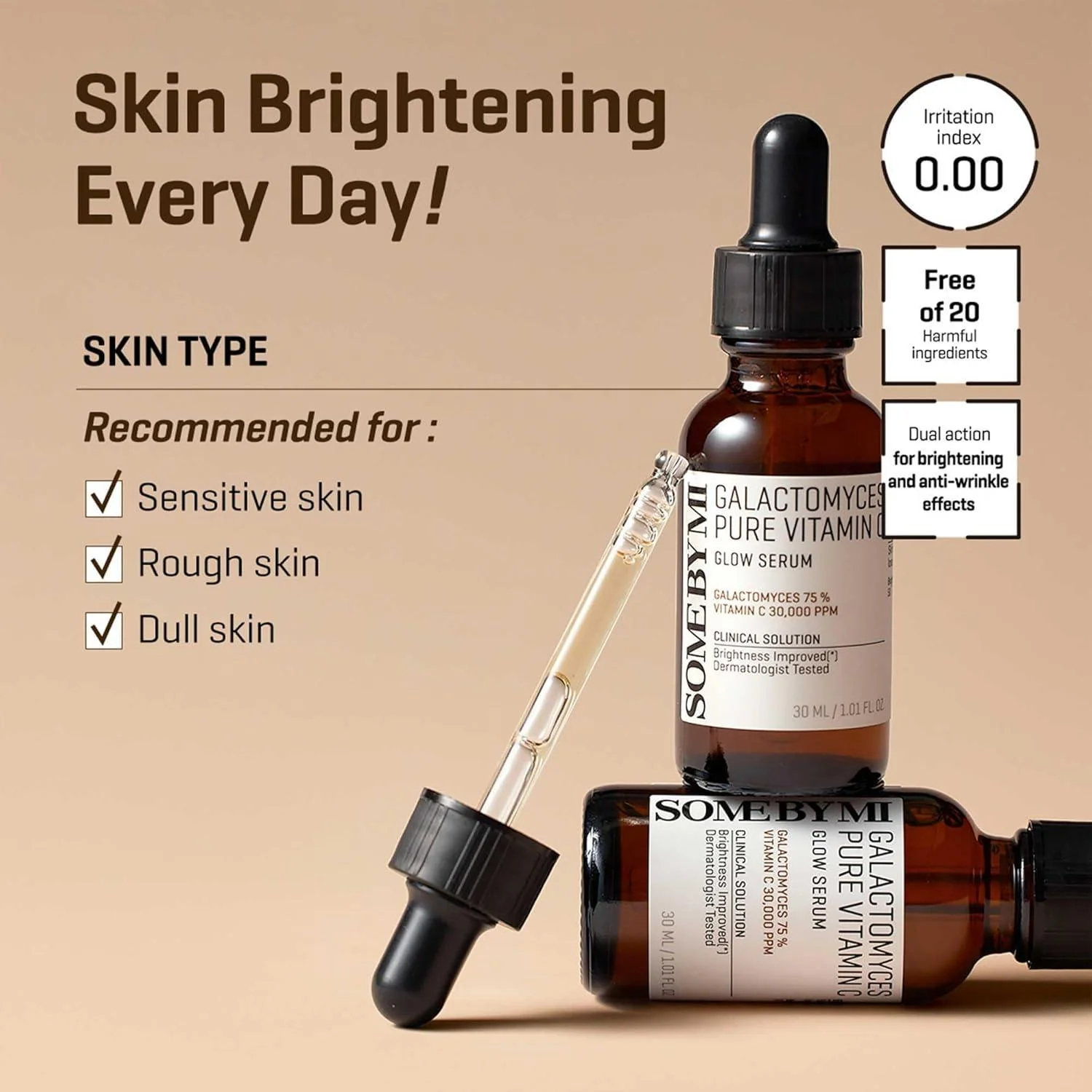 SomeByMi GALACTOMYCES PURE VITAMIN C GLOW SERUM 30ml - Image 8