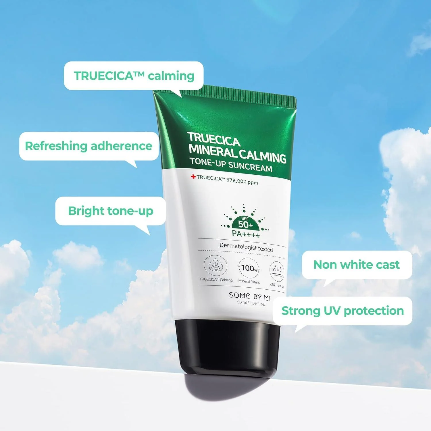 Somebymi Truecica Mineral Calming Tone-Up Suncream 50ml - Image 7