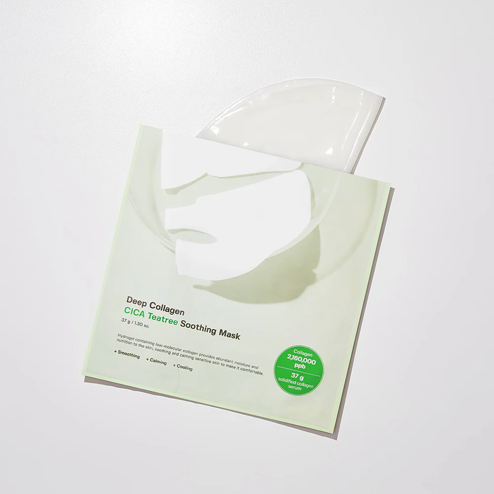 SUNGBOON EDITOR Deep Collagen Cica Teatree Soothing Mask 37g*4ea - Image 3