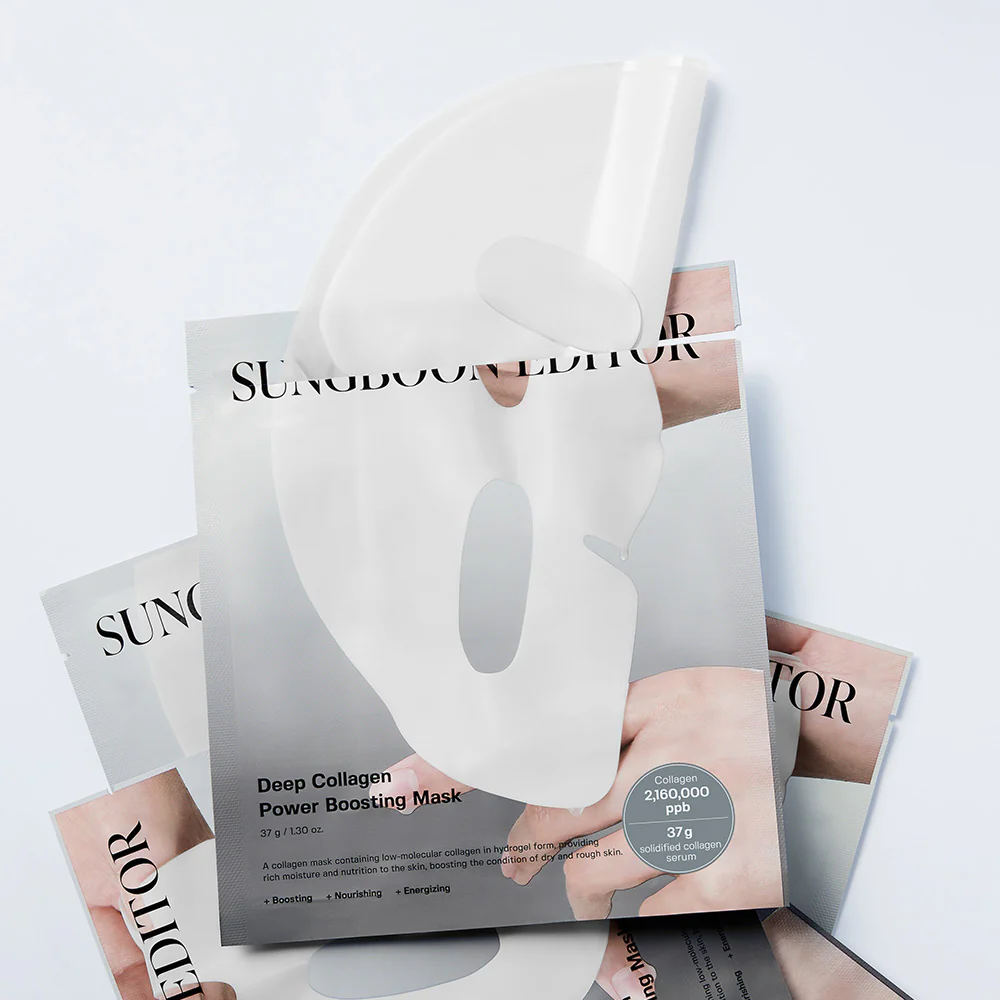 SUNGBOON EDITOR Deep Collagen Power Boosting Mask 37g*4ea - Image 4