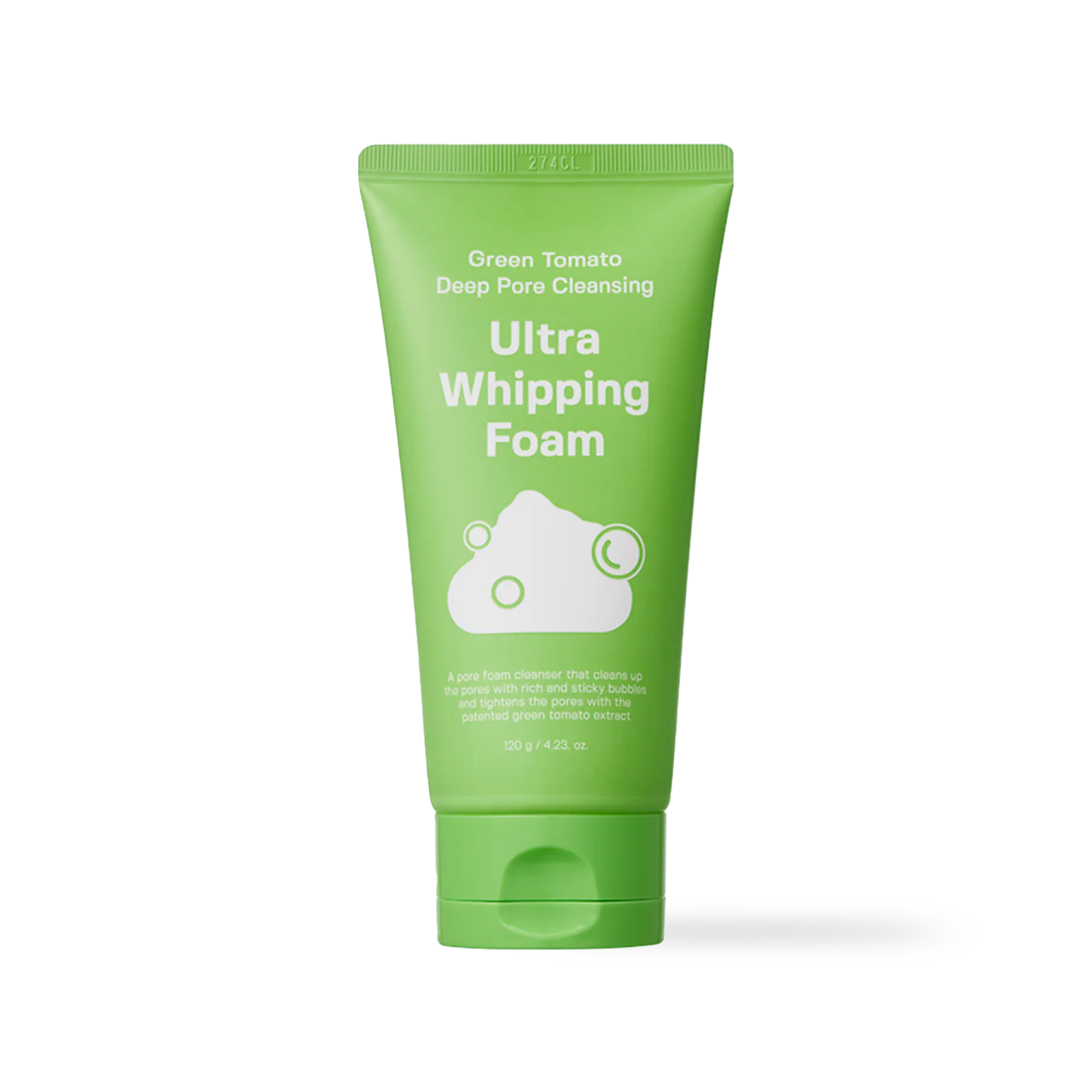 SUNGBOON EDITOR Green Tomato Deep Pore Cleansing Ultra Whipping Foam 120g - Image 2