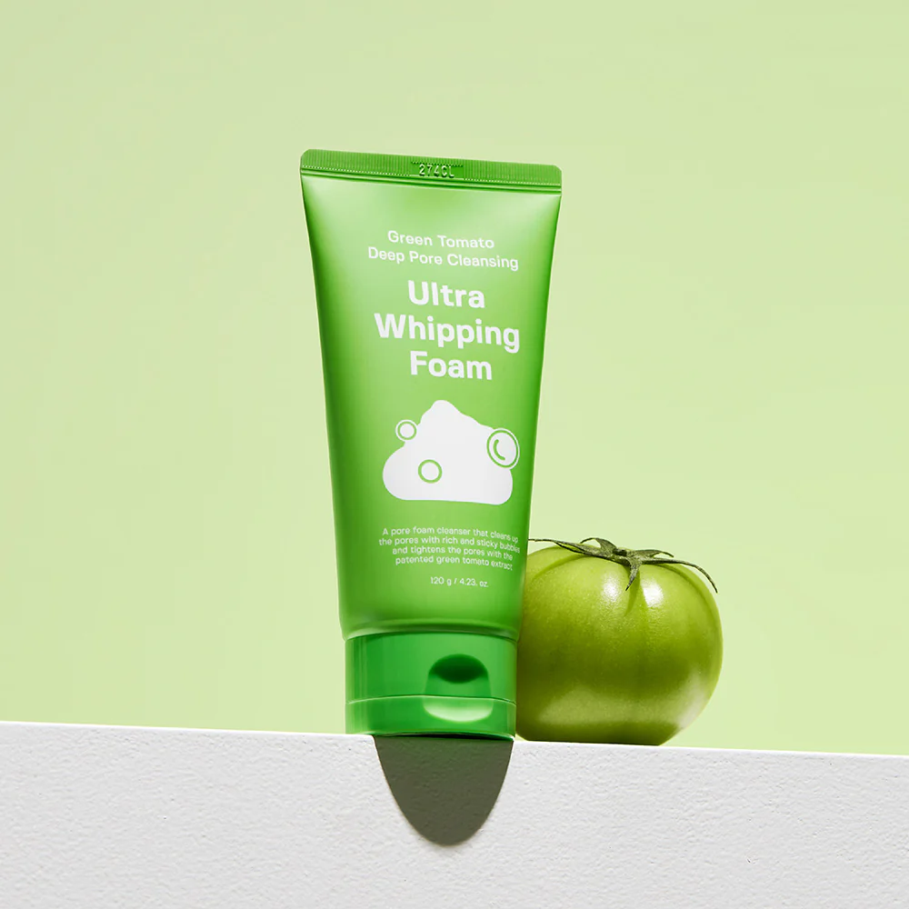 SUNGBOON EDITOR Green Tomato Deep Pore Cleansing Ultra Whipping Foam 120g - Image 3