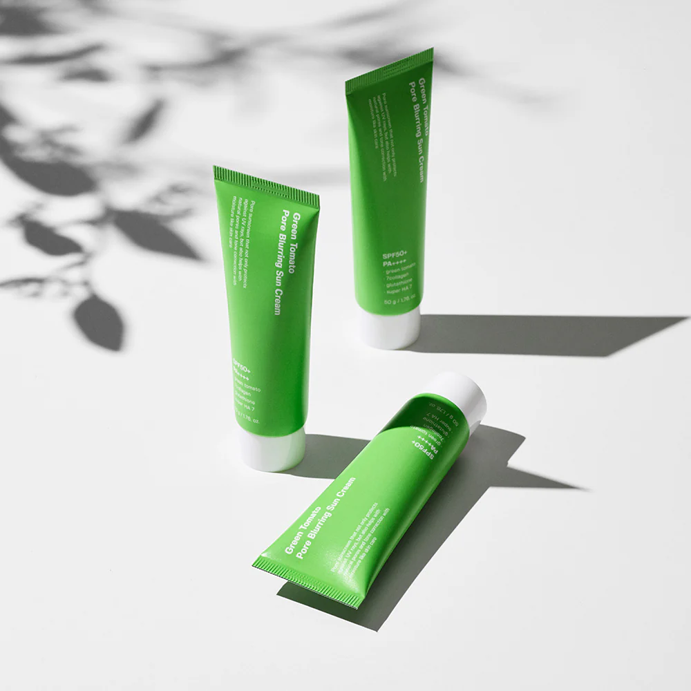 SUNGBOON EDITOR Green Tomato Pore Blurring Sun Cream SPF50+ 50ml - Image 5