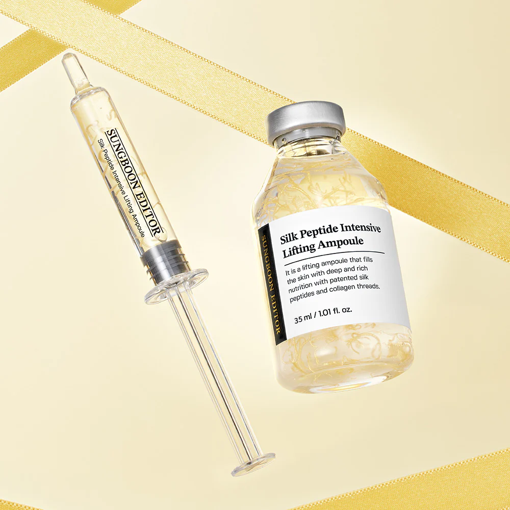 SUNGBOON EDITOR Silk Peptide Intensive Lifting Ampoule 35ml - Image 5