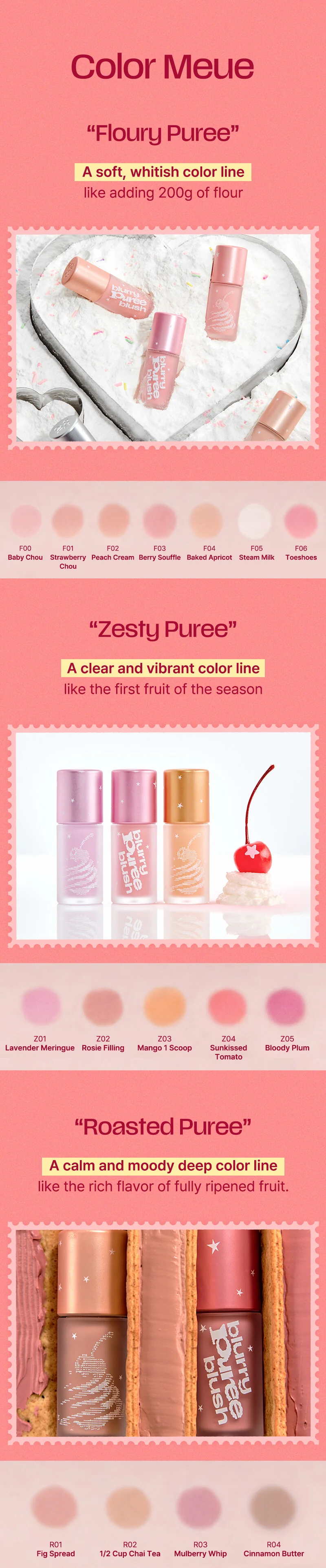 Tiptoe Blurry Puree Blush 5g - 16 Colors - Image 31