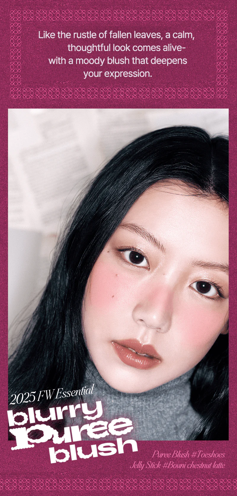 Tiptoe Blurry Puree Blush 5g - 16 Colors - Image 23