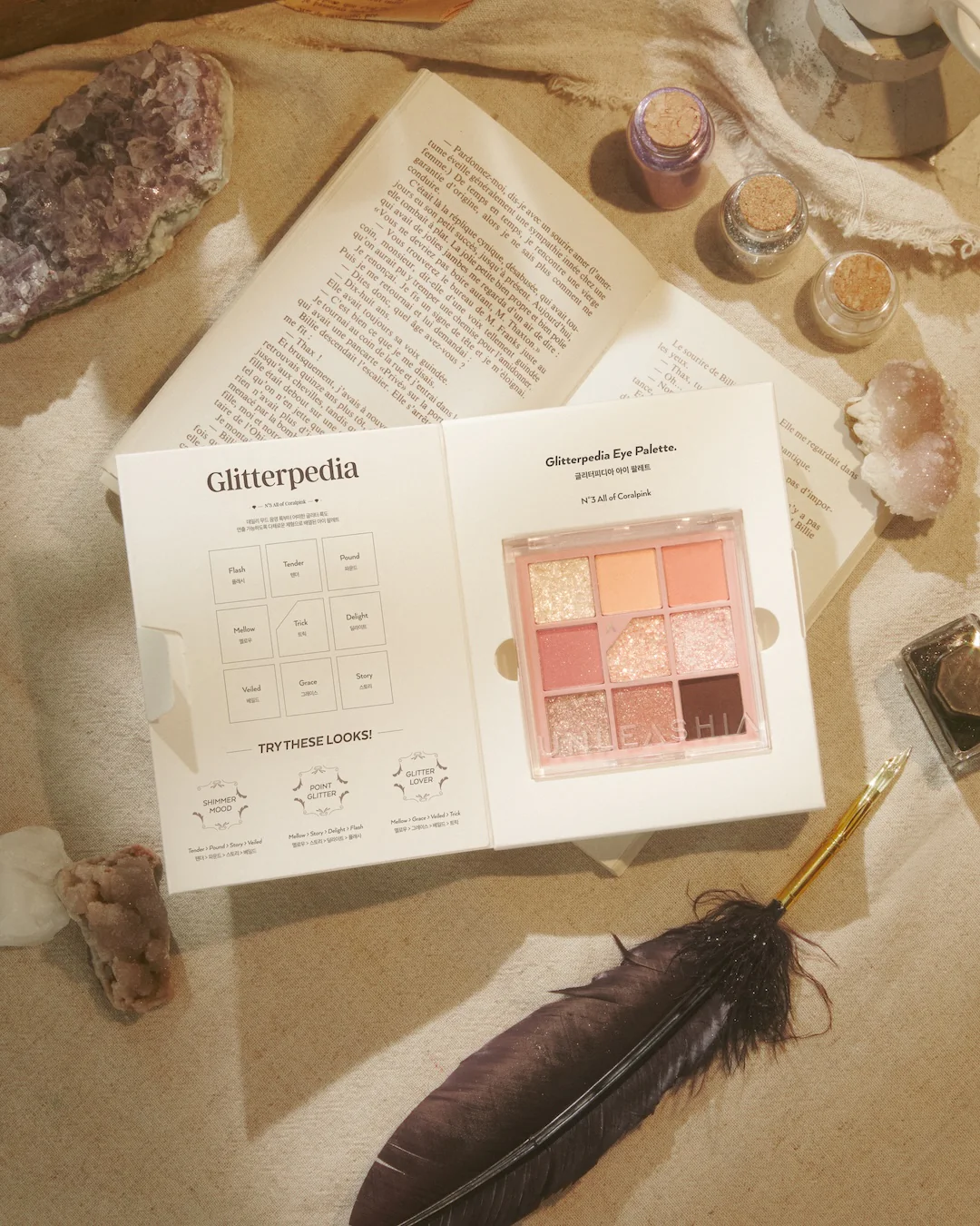 Unleashia Glitterpedia Eye Palette No.1 All of Glitter 6.2g - Image 10