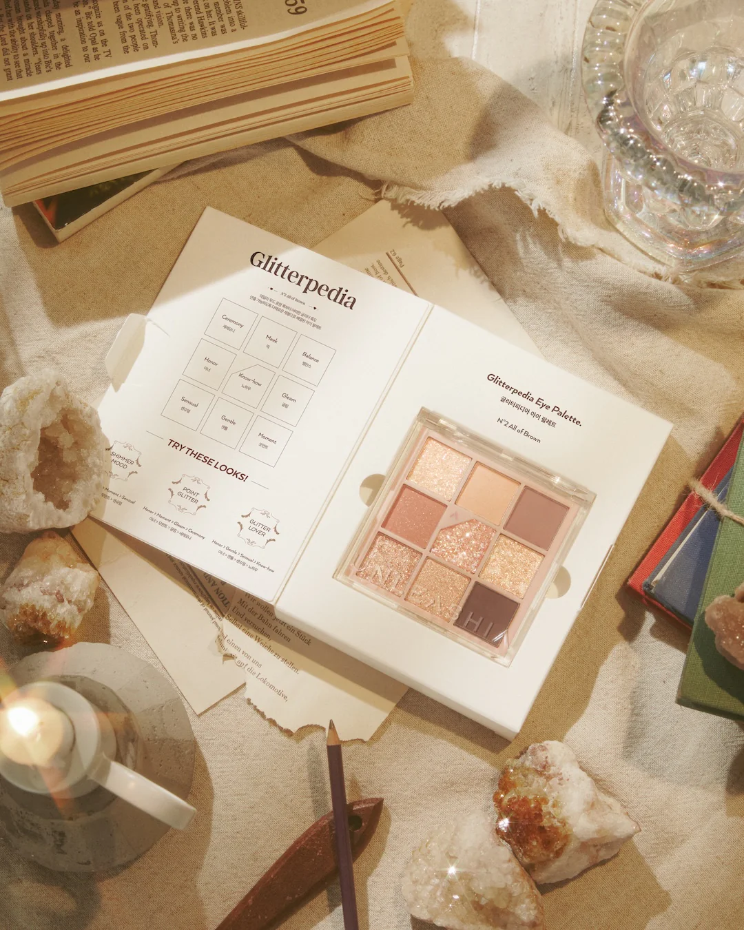 Unleashia Glitterpedia Eye Palette No.1 All of Glitter 6.2g - Image 7